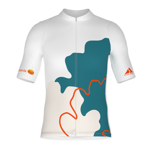 SWEDBANK | SL035 | Velokrekls Evo 5.0 Race ar īsām piedurknēm | BALTS