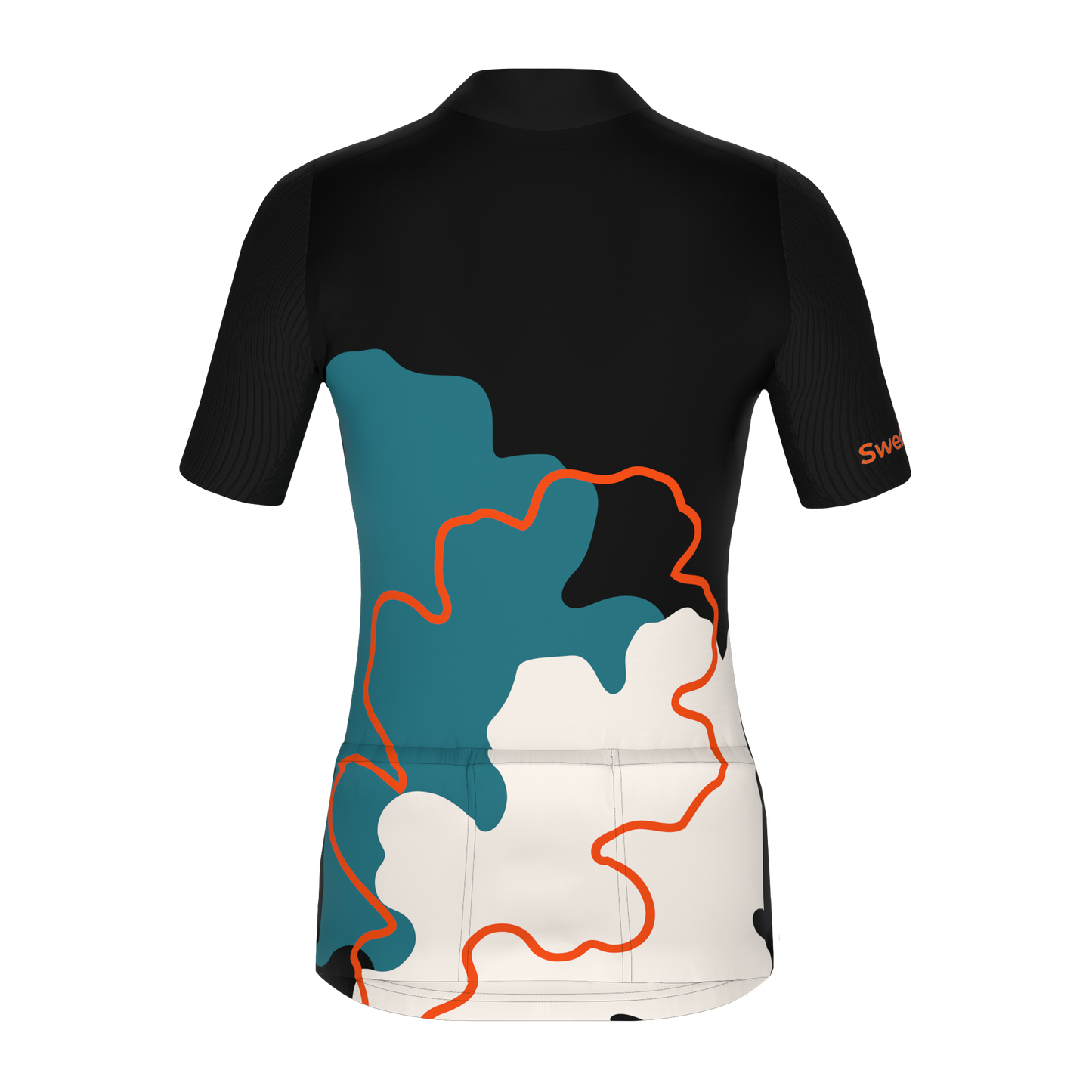 SWEDBANK | SL035W | Velokrekls Evo 5.0 Race ar īsām rokām SIEVIEŠU | MELNS