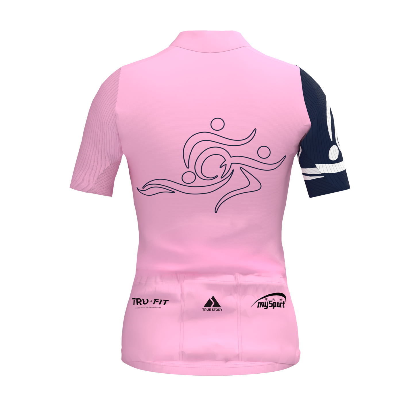 Triatlona akadēmija | SL035W | Velokrekls Evo 5.0 Race ar īsām rokām SIEVIEŠU | ROZĀ