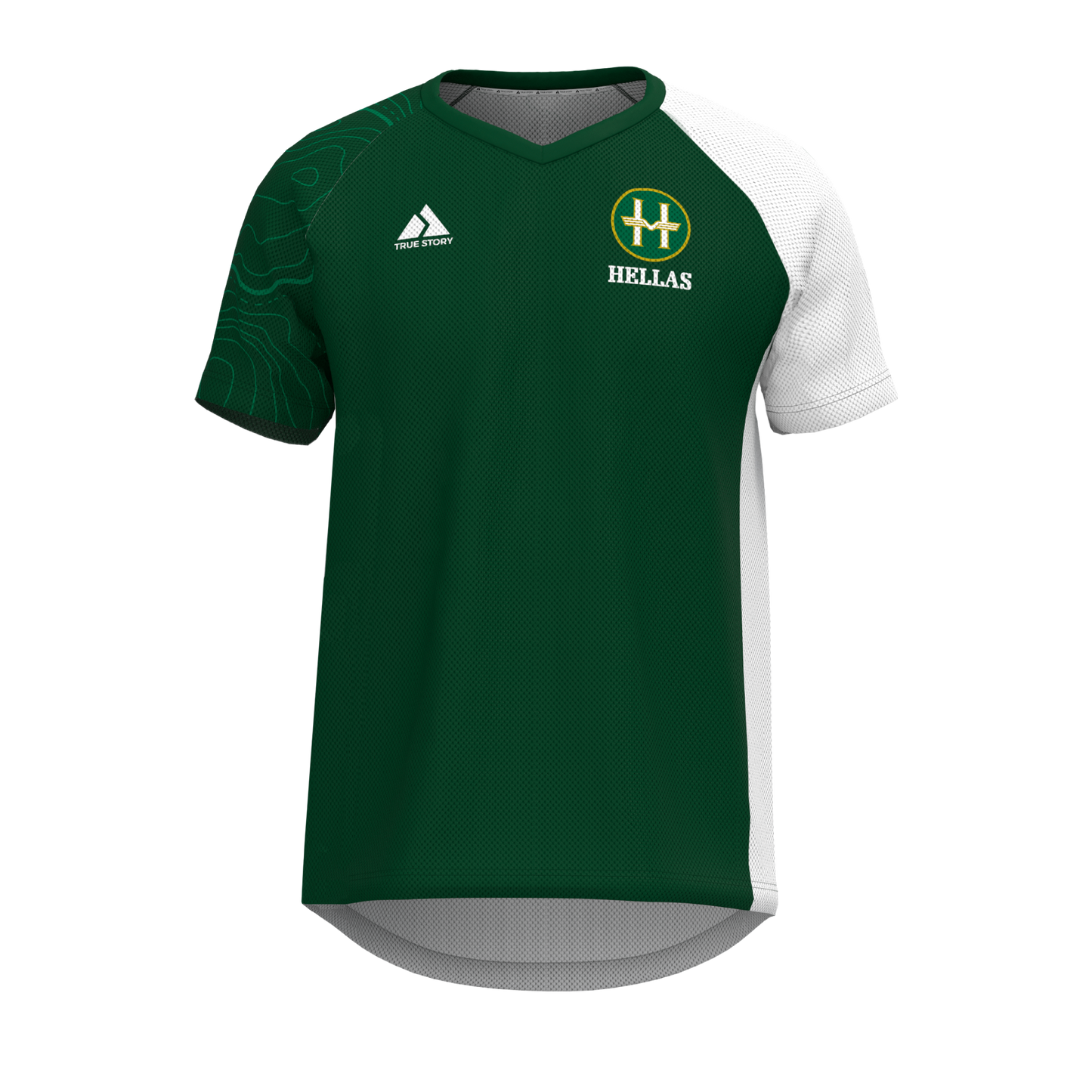 HELLAS | TS701K | Classic mesh orienteering shirt KIDS