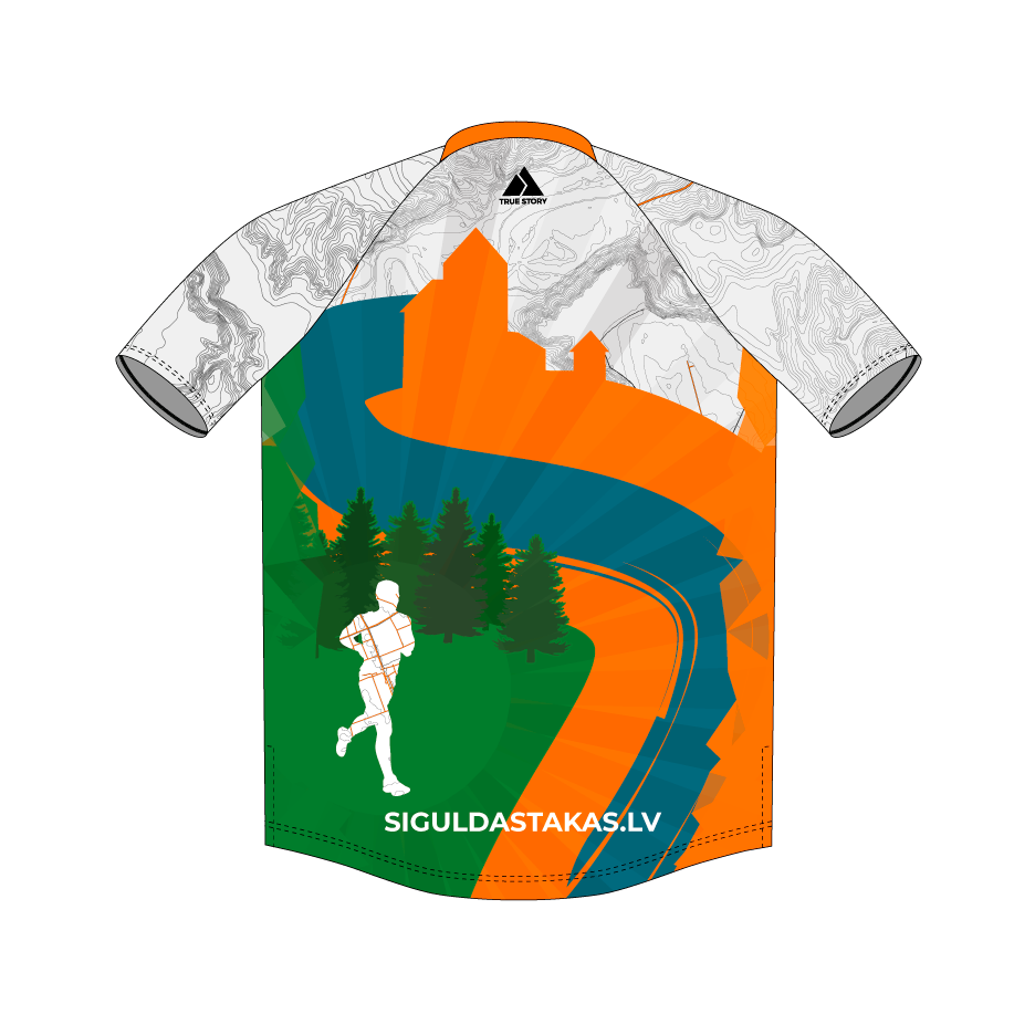 Siguldas Takas | TS701K | Classic mesh orienteering shirt KIDS | WHITE