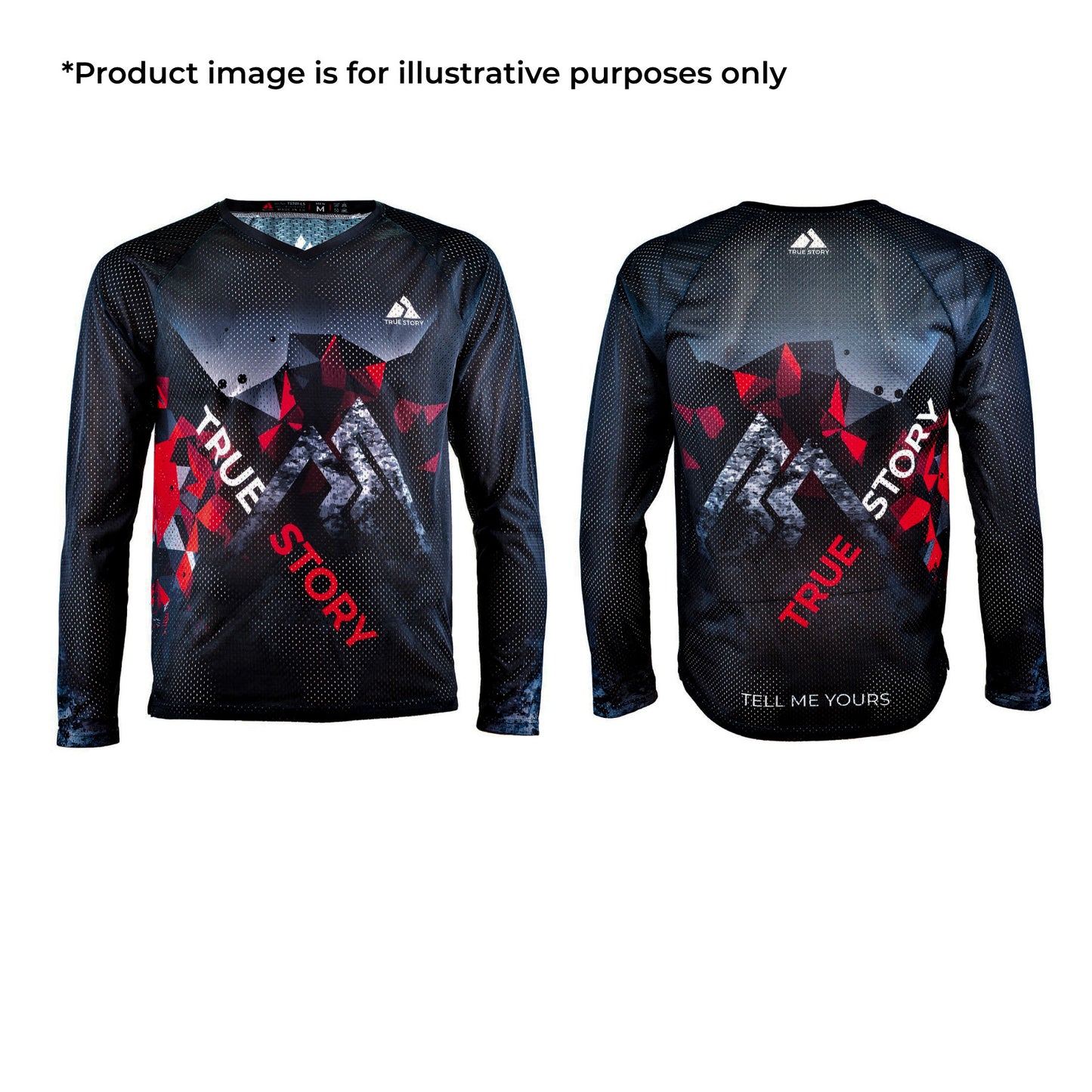 NAVI | TS701K/LS | Classic mesh orienteering shirt KIDS (long sleeve)