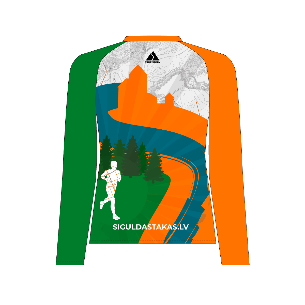 Siguldas Takas | TS701W/LS | Classic mesh orienteering shirt WOMEN (long sleeve) | WHITE