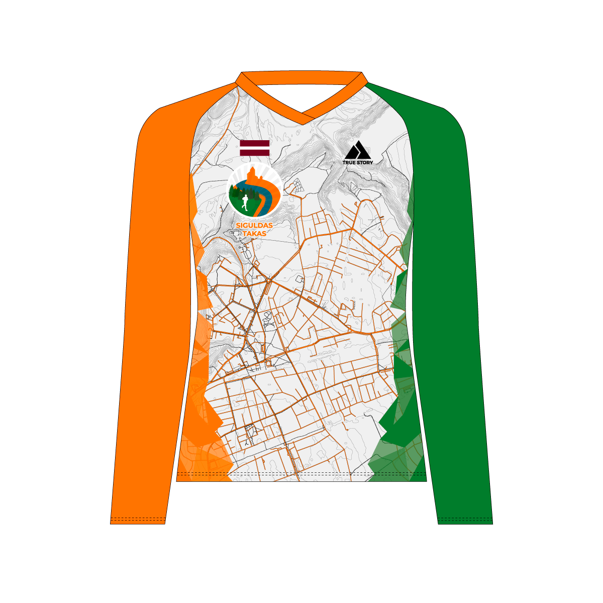 Siguldas Takas | TS701W/LS | Classic mesh orienteering shirt WOMEN (long sleeve) | WHITE