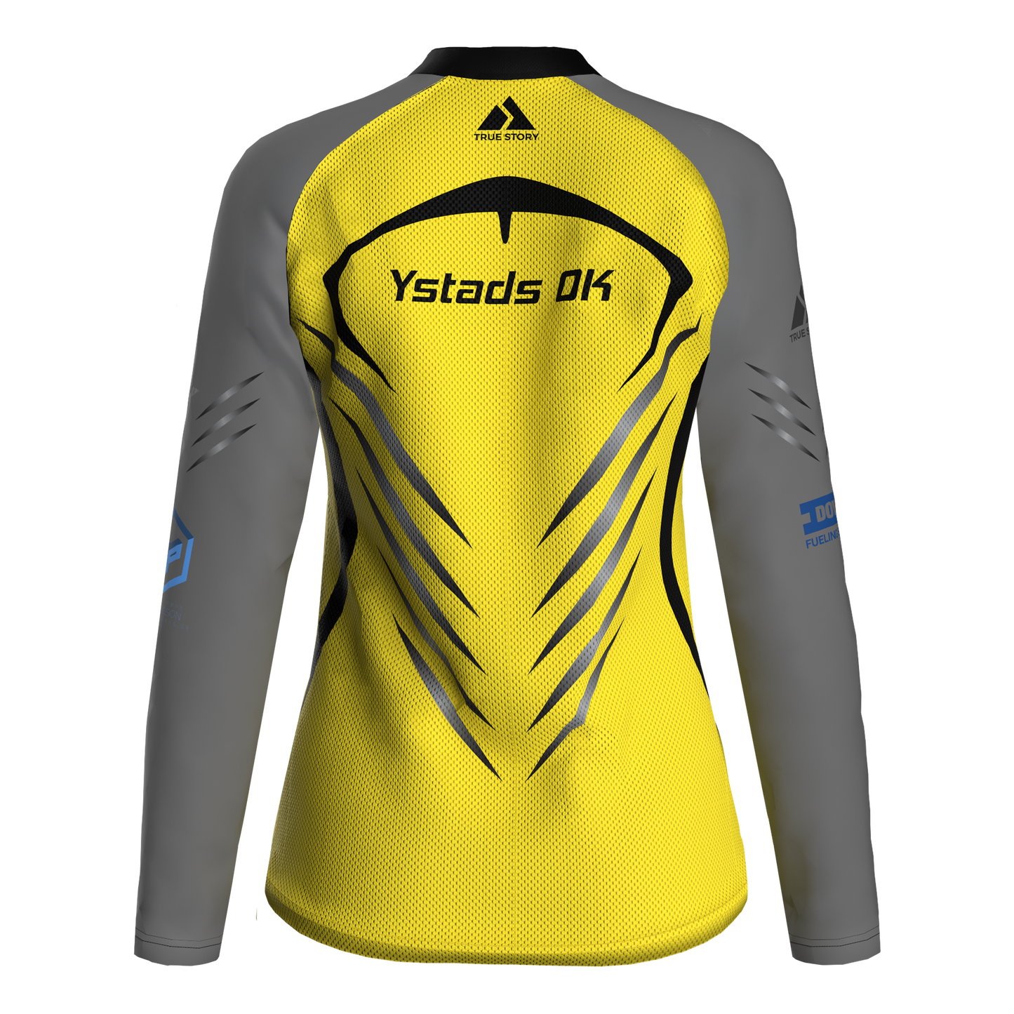 Ystads | TS702W/LS | Elite orienteering shirt WOMEN (long sleeve) | YELLOW