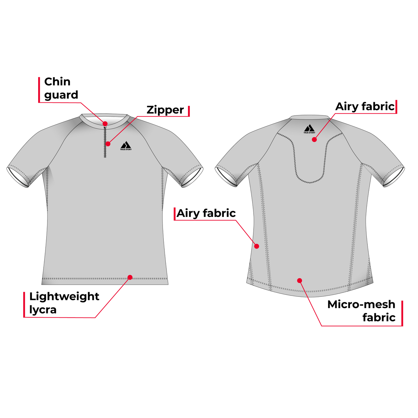TRUE STORY Elite trail running shirt