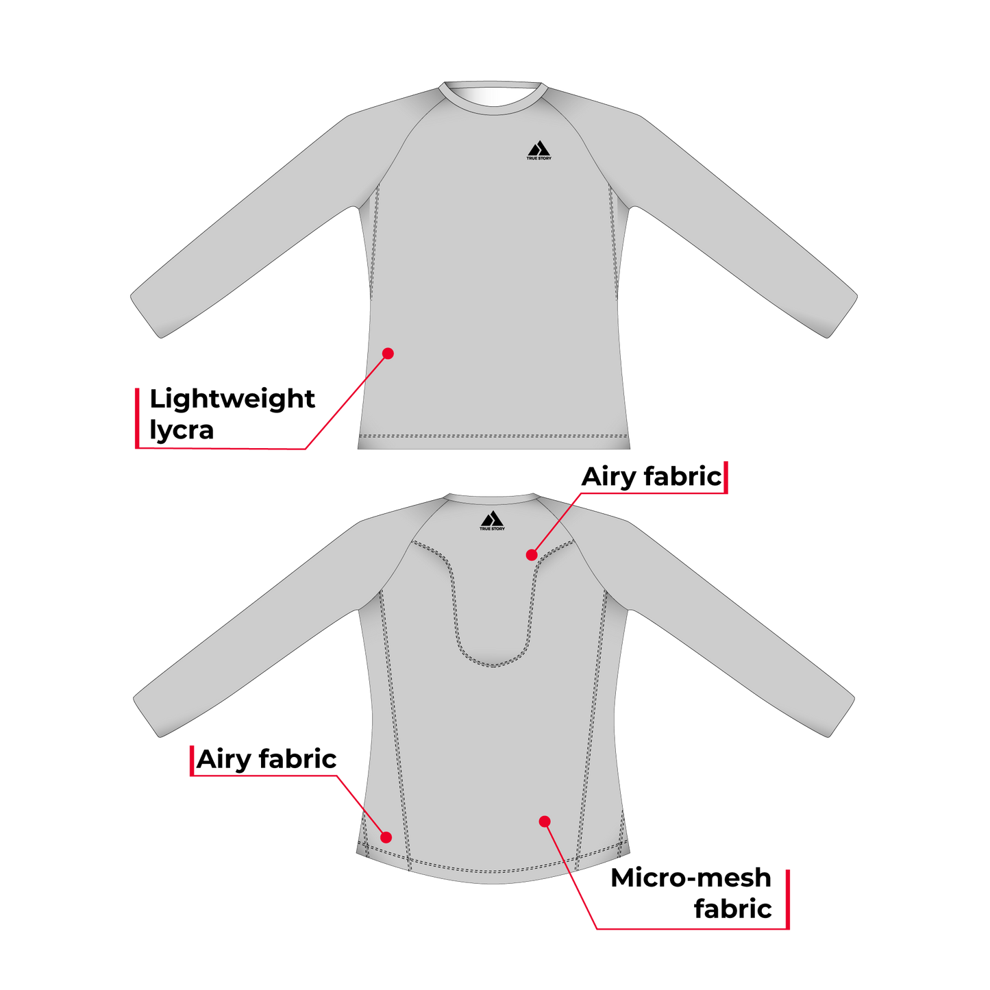 Kullingshof | TS711/LS | Elite running shirt MEN (long sleeve)