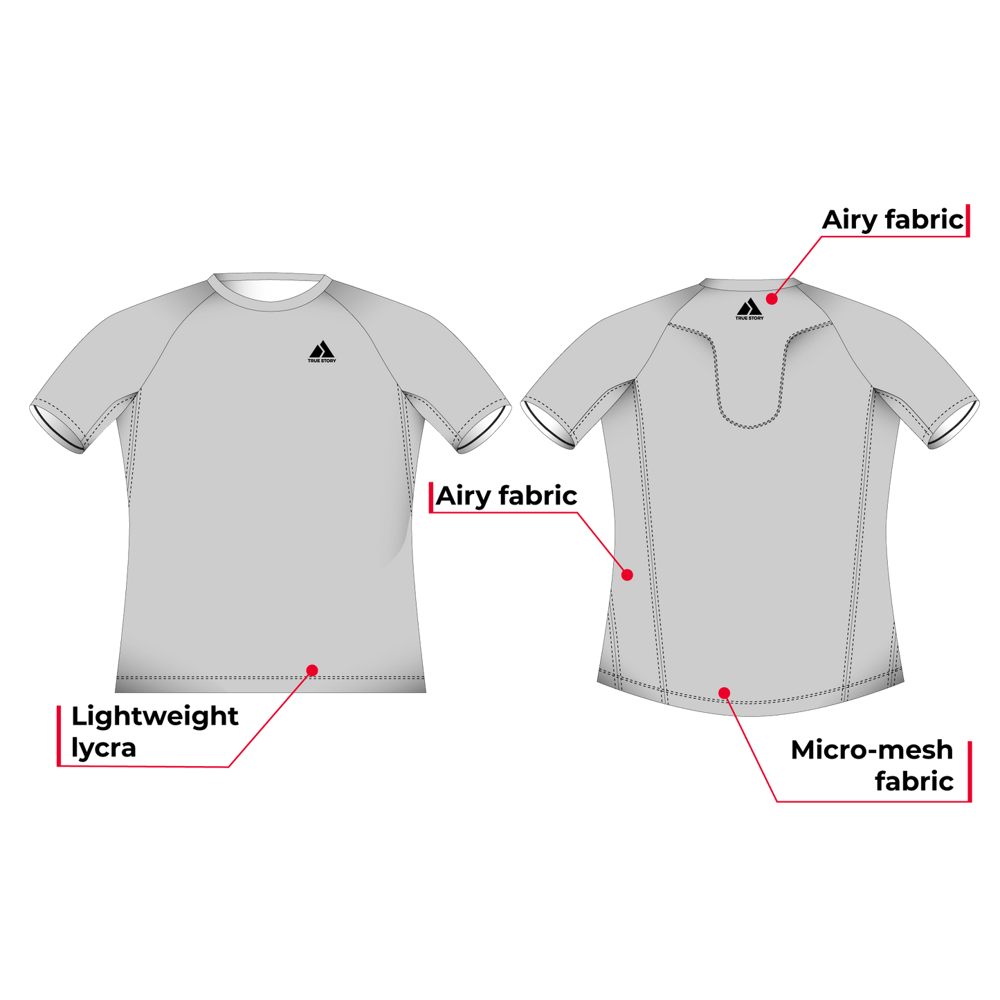 TRUE STORY Elite running shirt