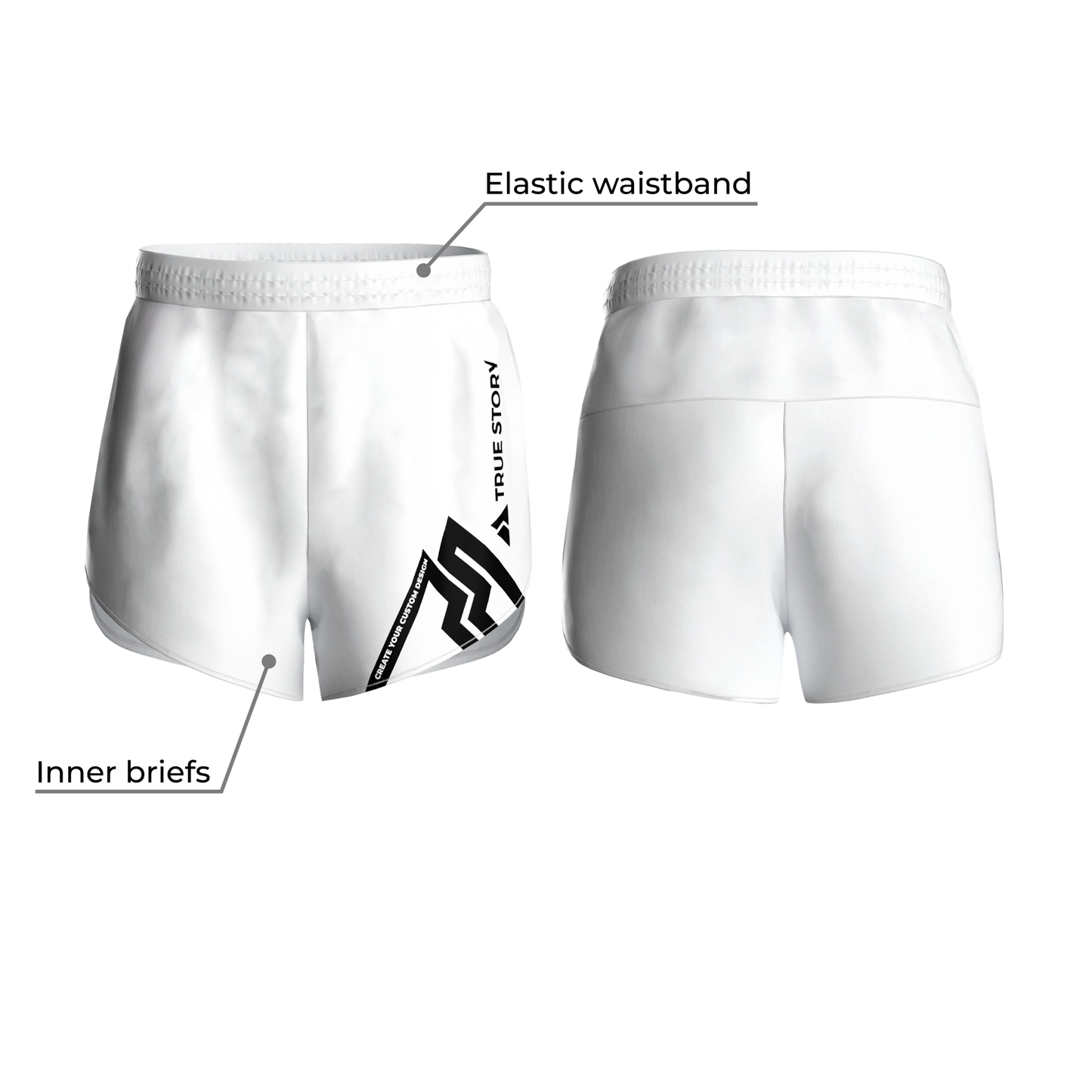 TRUE STORY Elite running shorts