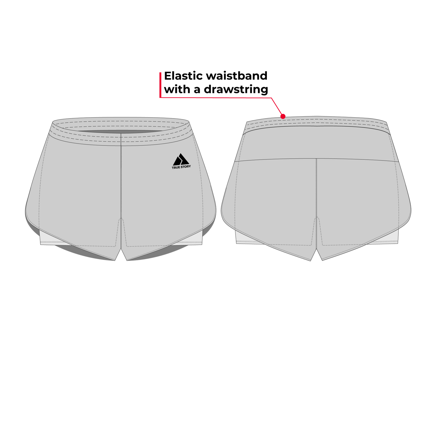 IS Göta | TS722W | Elite split shorts WOMEN