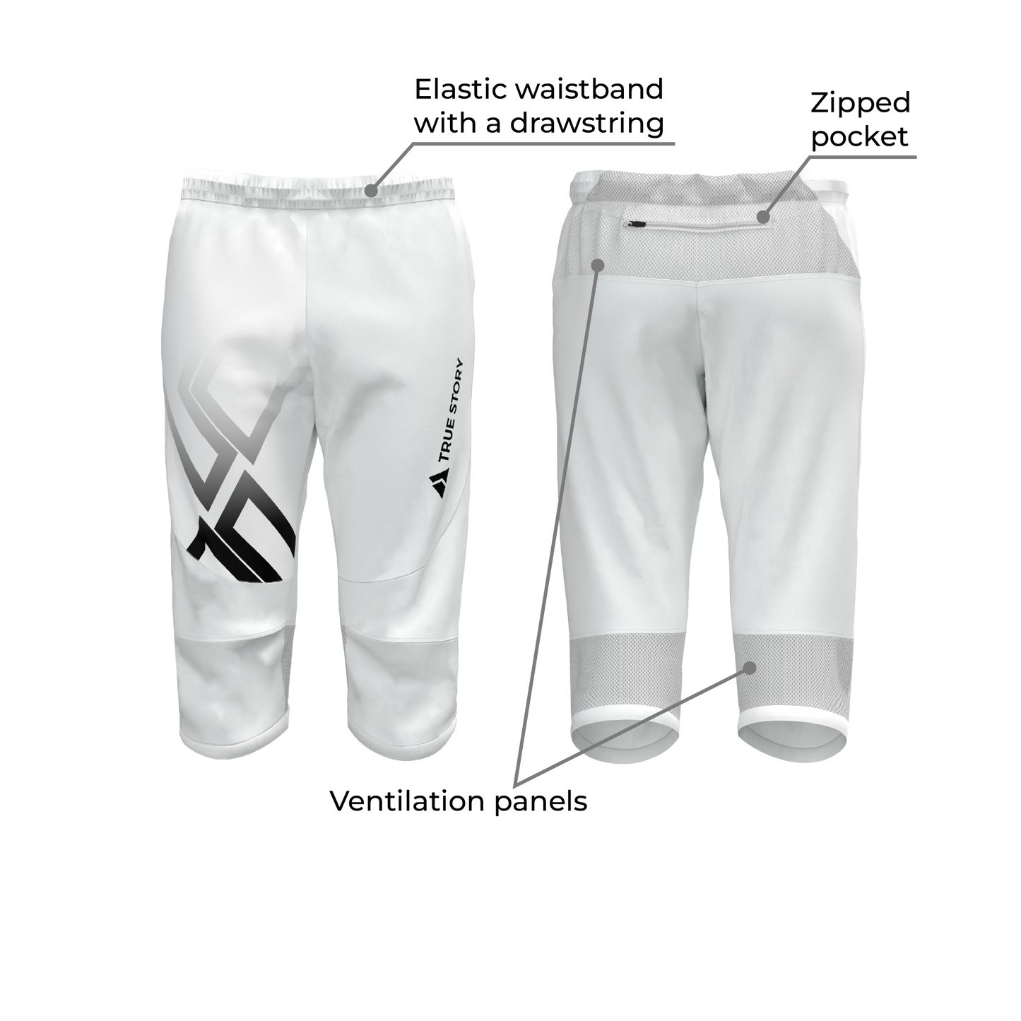 NAVI | TS723W/B | Elite orienteering pants 3/4 WOMEN