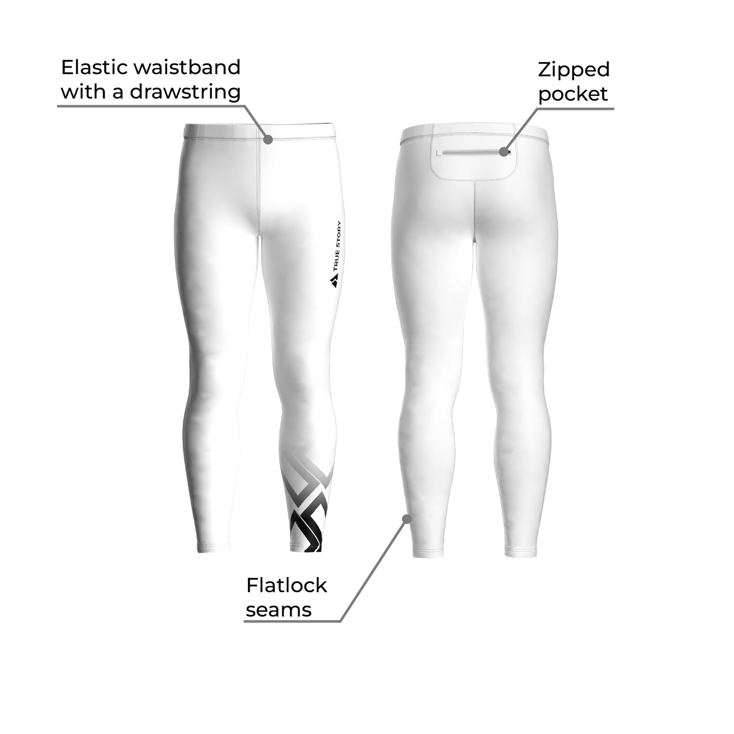 TRUE STORY Elite running tights