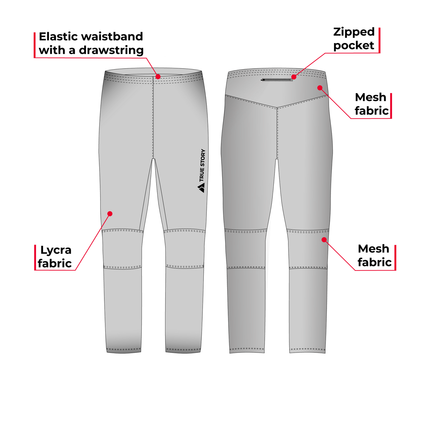 TUME | TS733W/B | PRO orienteering pants WOMEN