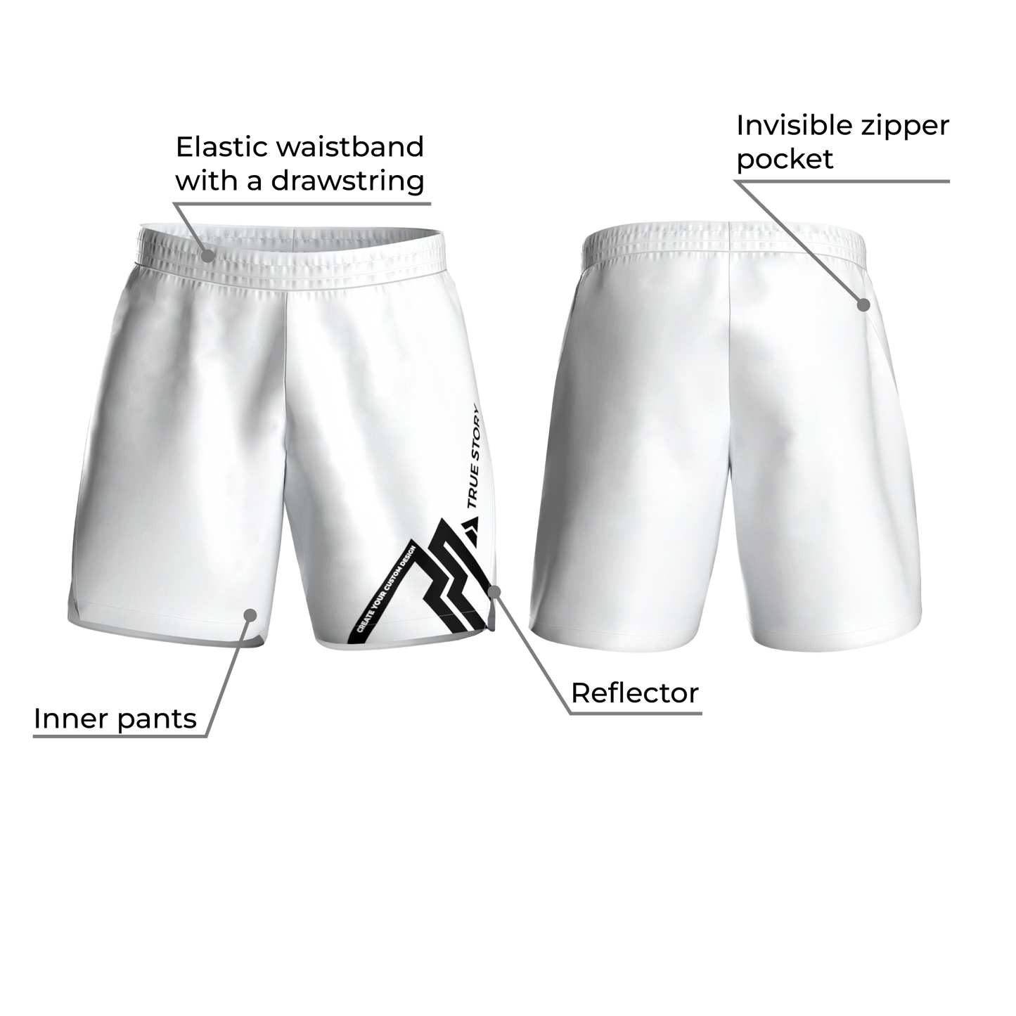 TRUE STORY Elite trail running shorts