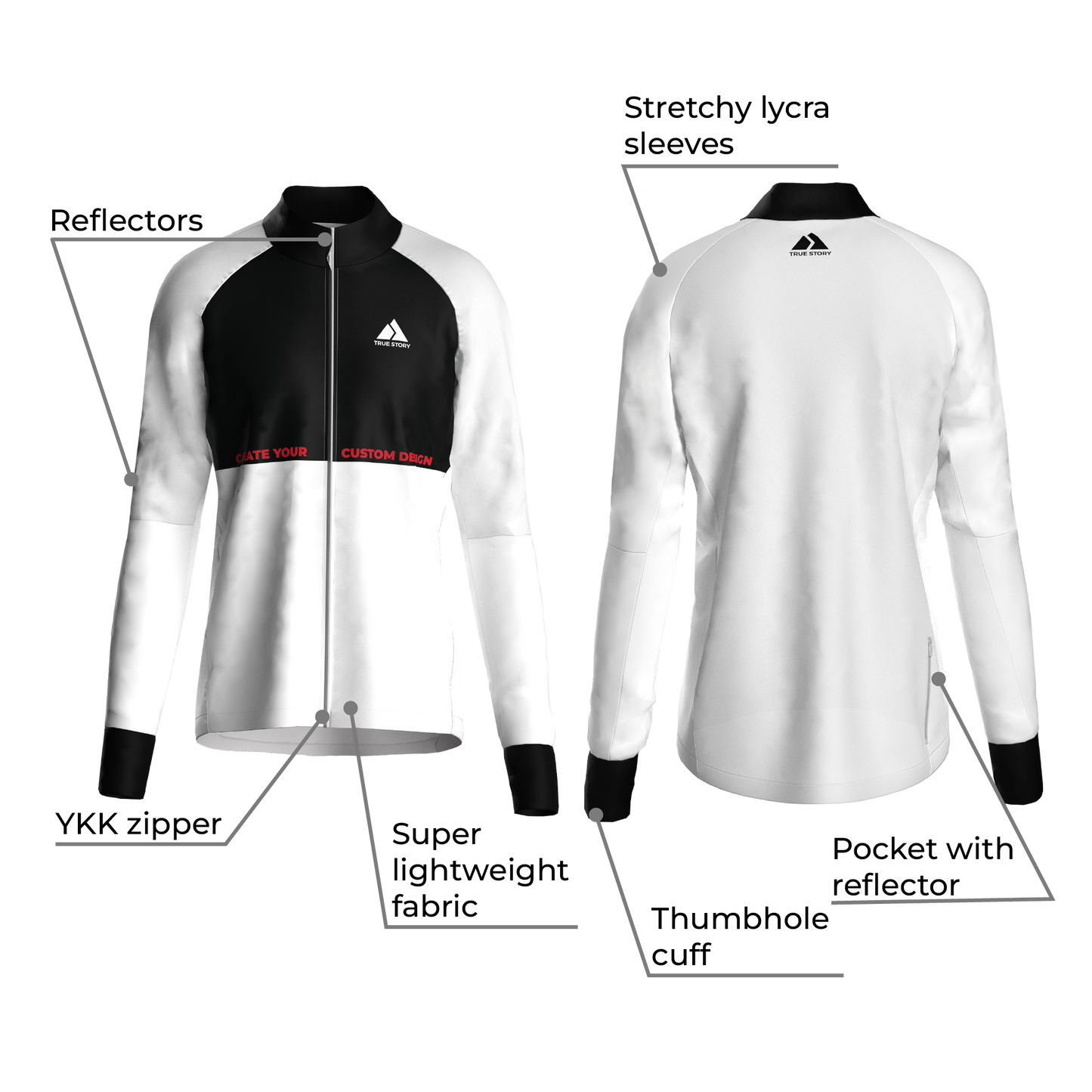 TRUE STORY PRO Weightless wind jacket