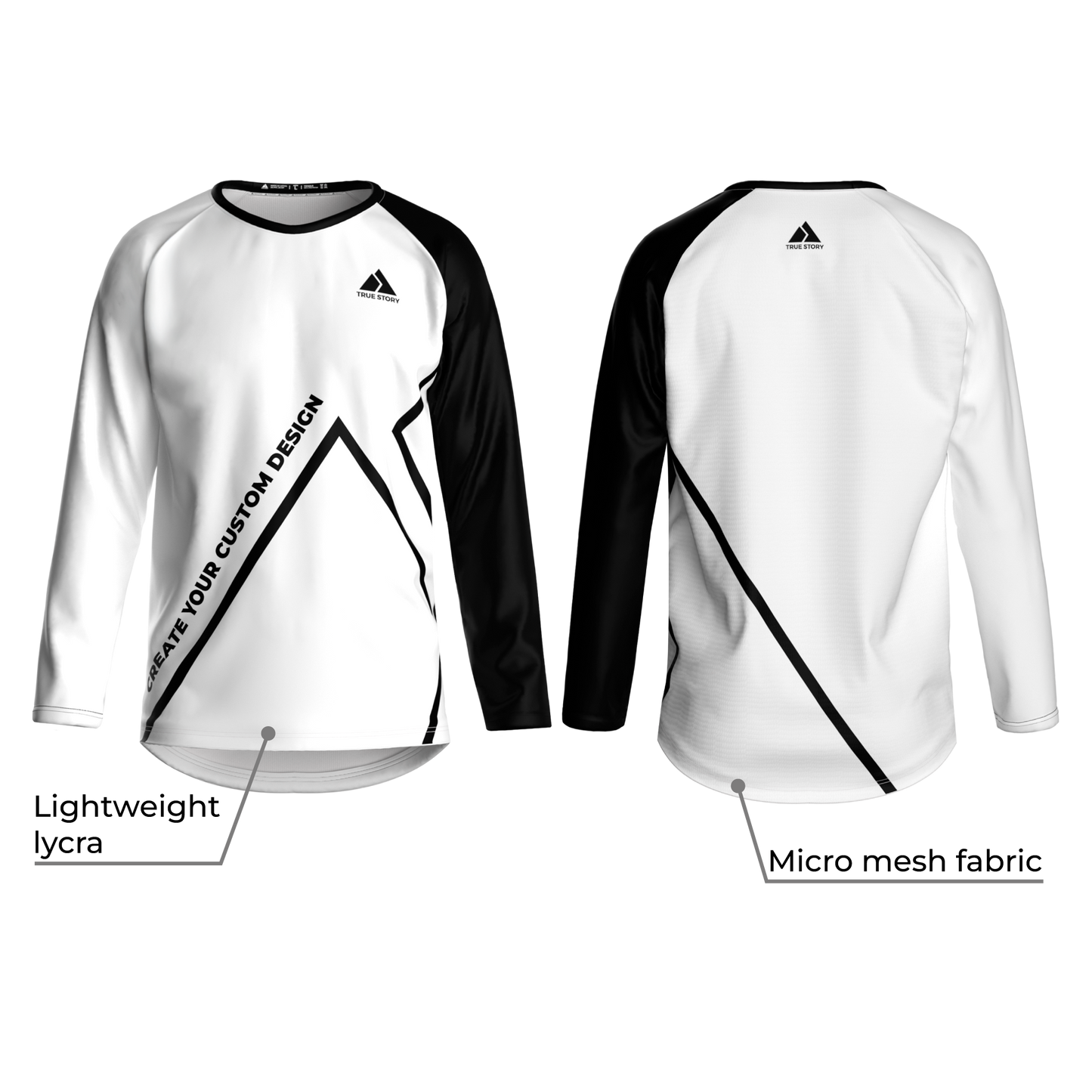 TRUE STORY Classic running shirt long sleeve