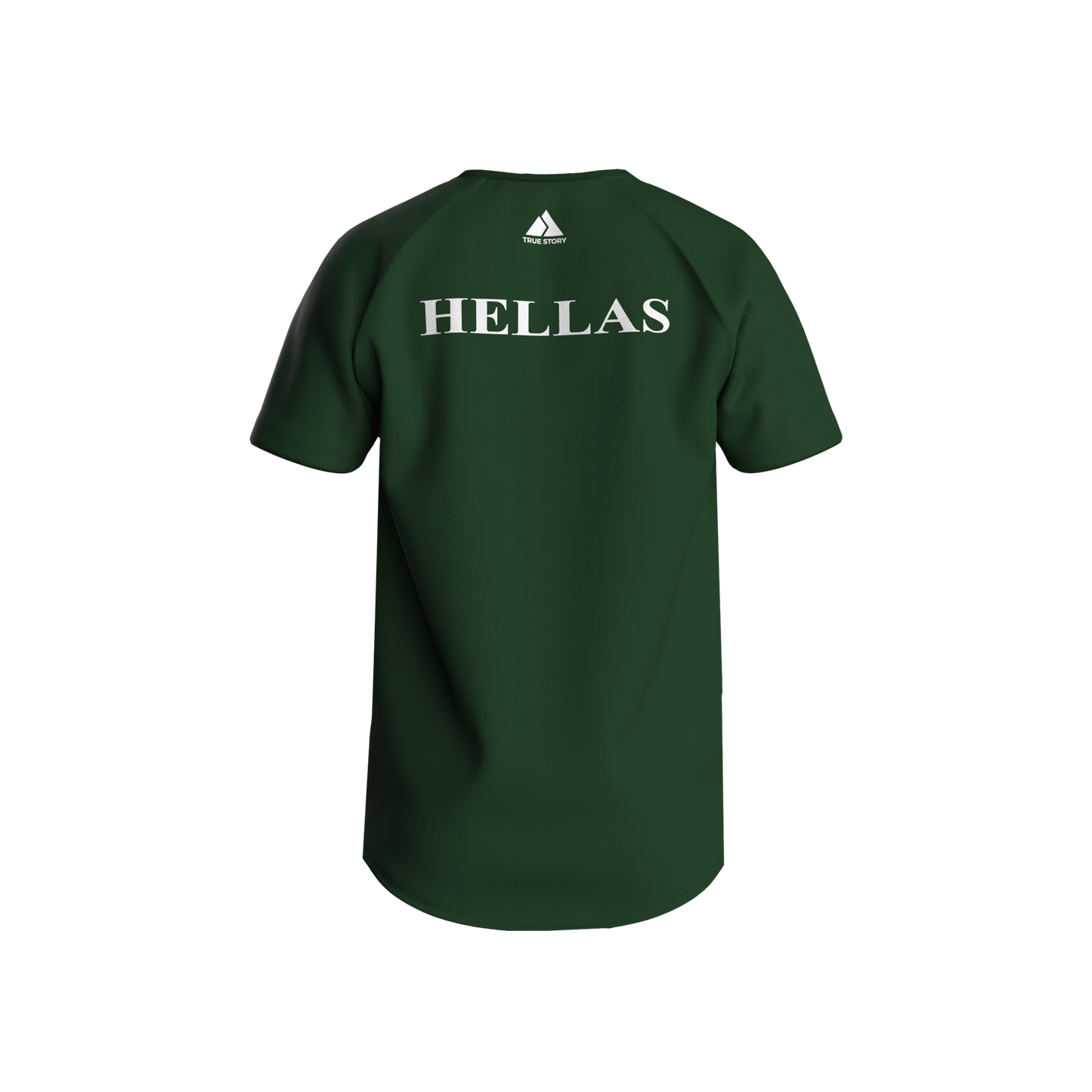 HELLAS | TS761K | Classic running shirt KIDS | GREEN