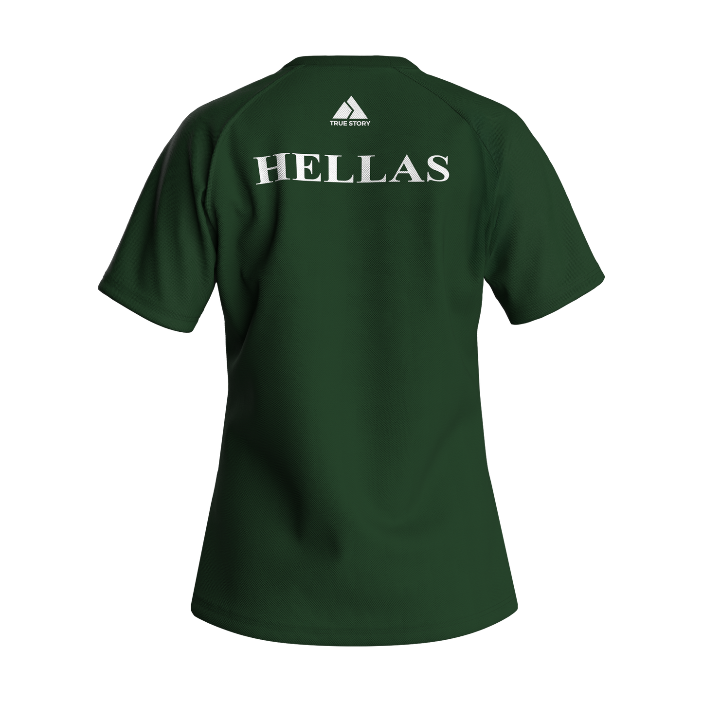 HELLAS | TS761W | Classic running shirt WOMEN | GREEN