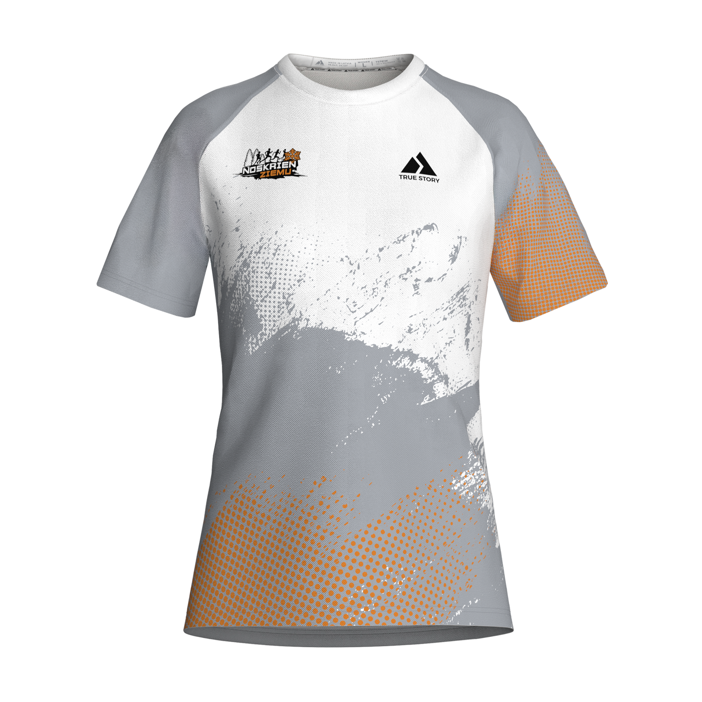 NOSKRIEN ZIEMU | TS761W | Klasiskais skriešanas krekls SIEVIEŠU | ORANŽS