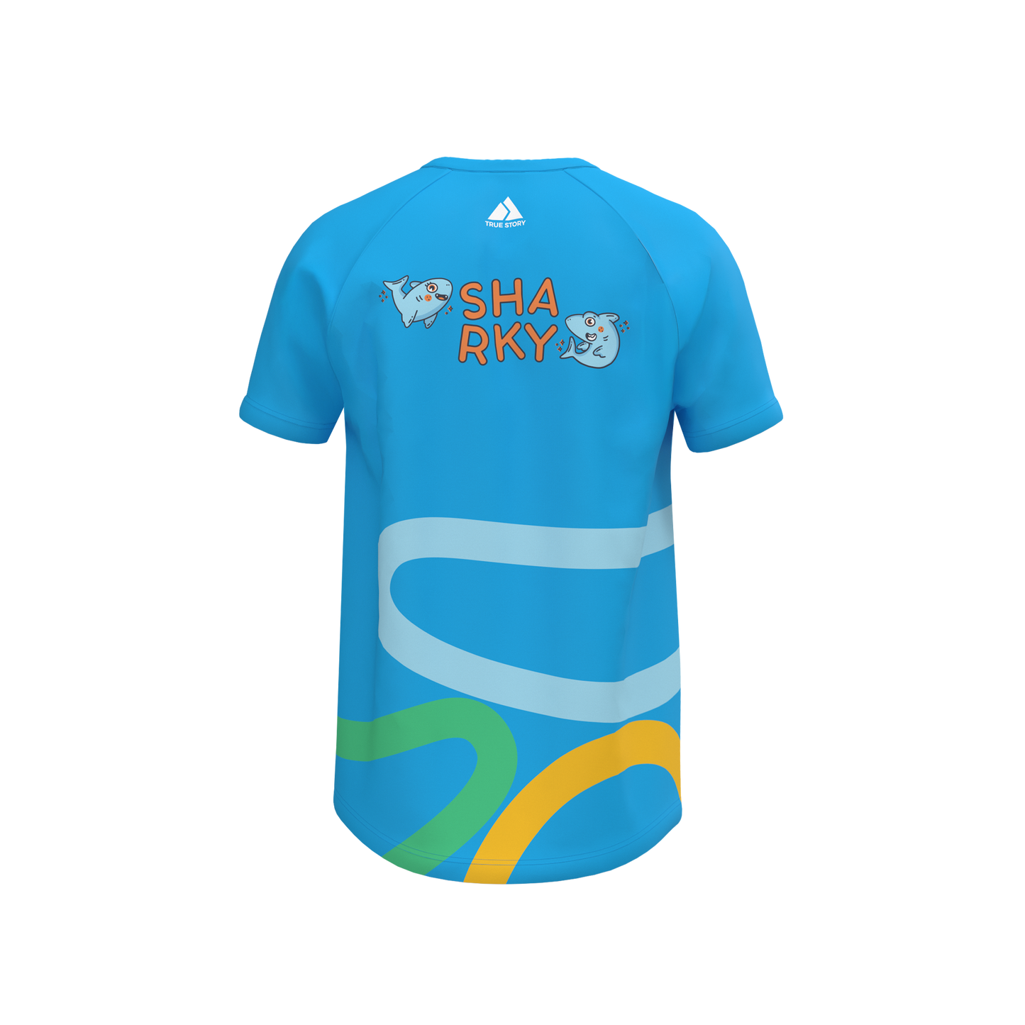 SHARKY | TS762K | Klasiskais skriešanas krekls V-neck BĒRNU