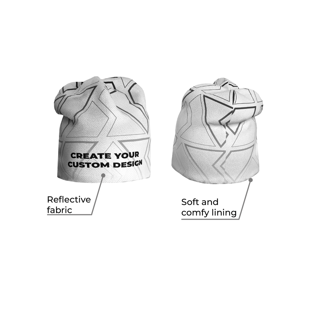 TRUE STORY Reflective beanie