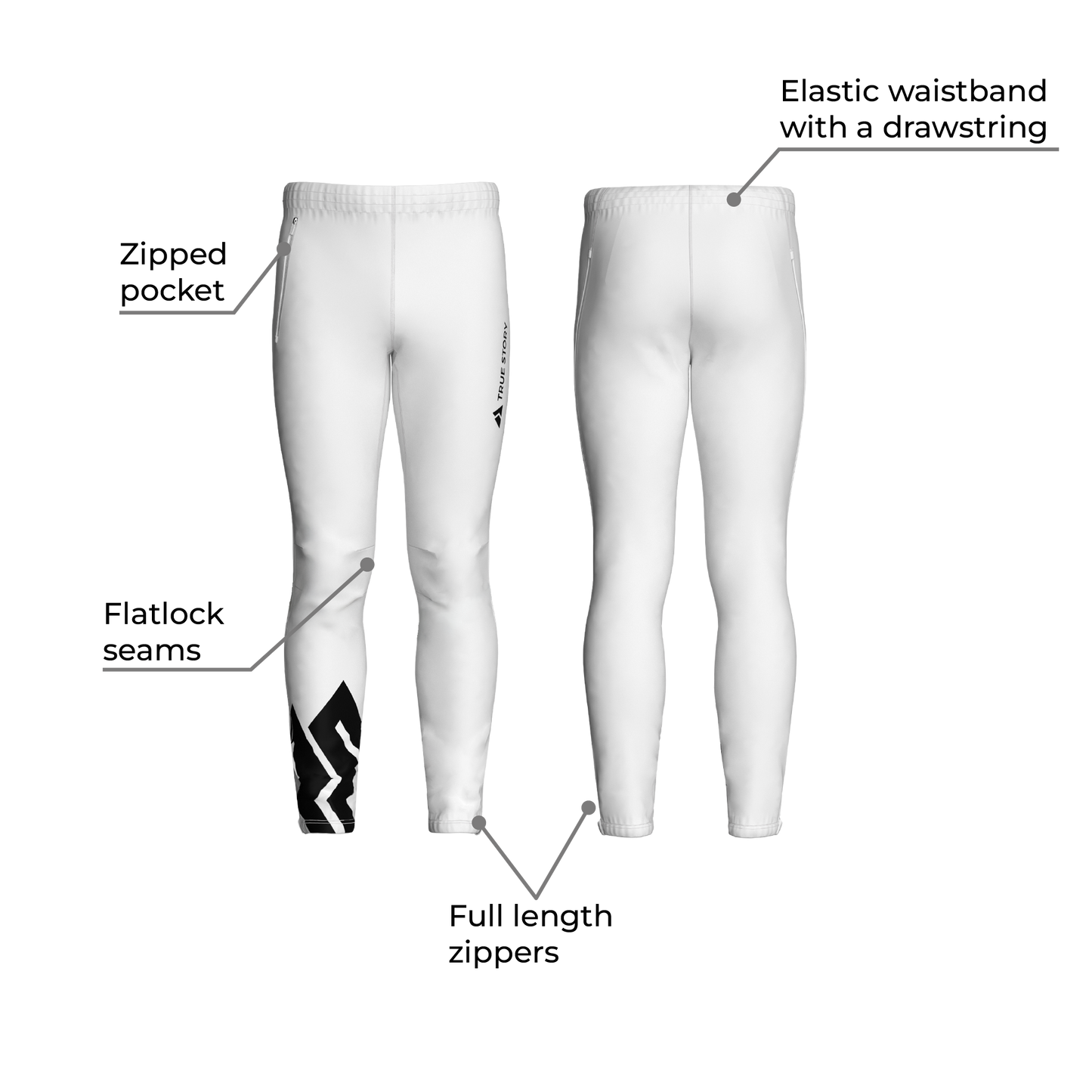 TRUE STORY WindShield XC skiing pants