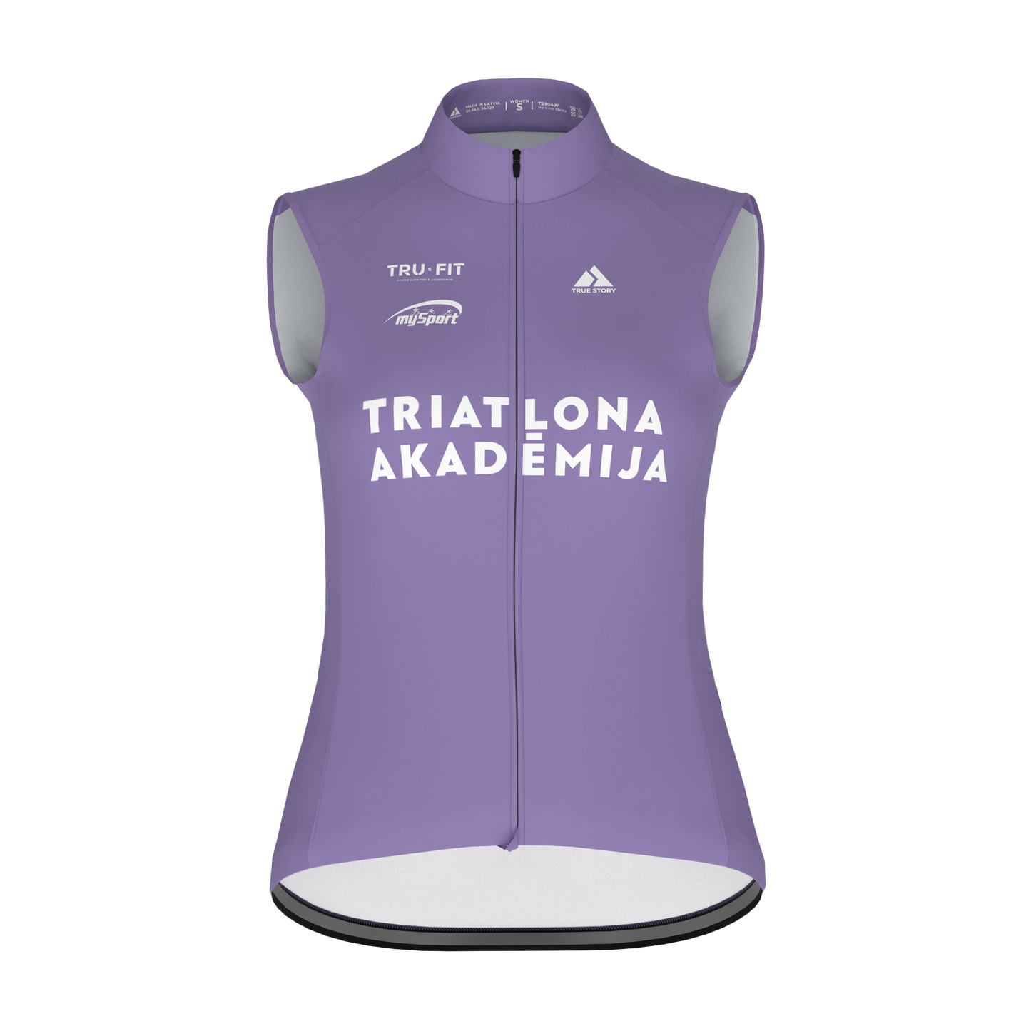 Triatlona akadēmija | TS904W | Vēju aizturoša veste SIEVIEŠU | ROZĀ