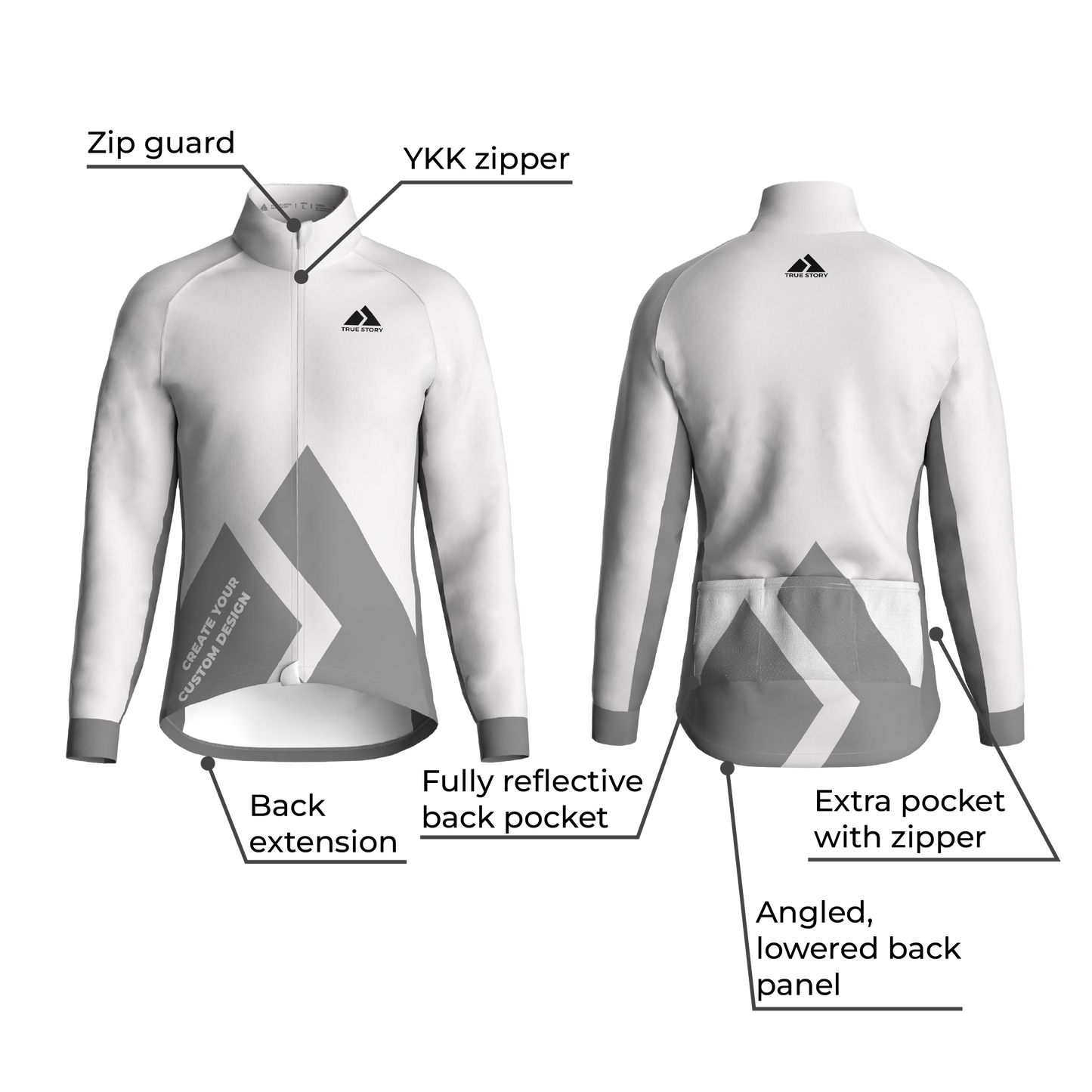 TRUE STORY Winter cycling jacket SubZero