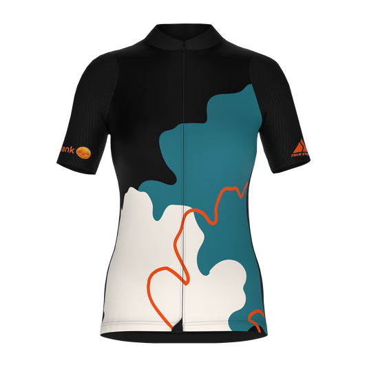 SWEDBANK | SL035W | Velokrekls Evo 5.0 Race ar īsām rokām SIEVIEŠU | MELNS