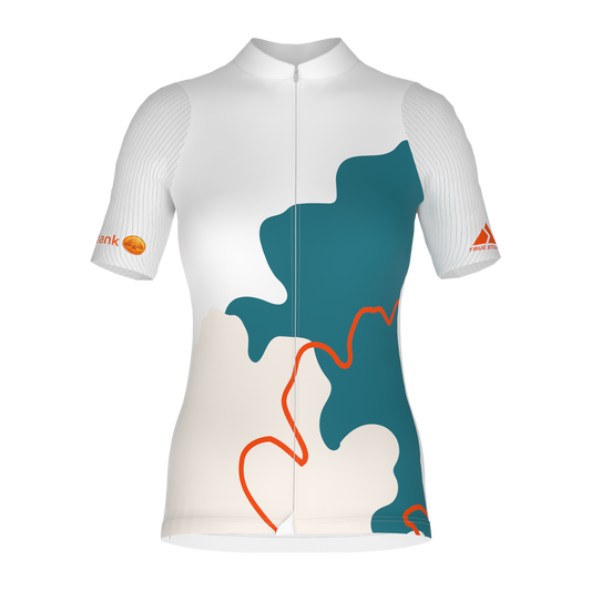 SWEDBANK | SL035W | Velokrekls Evo 5.0 Race ar īsām rokām SIEVIEŠU | BALTS