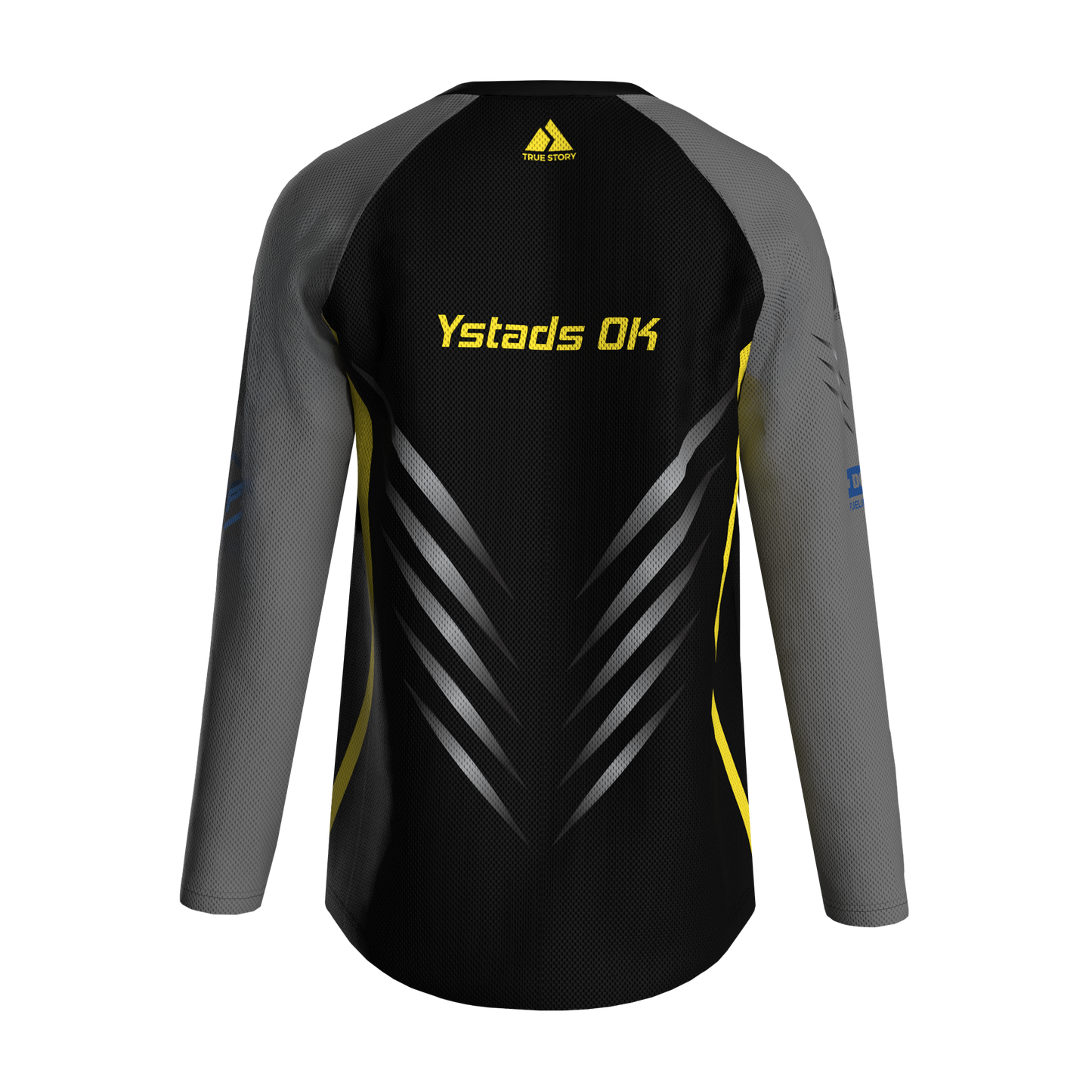 YSTADS | TS701/LS | Classic mesh orienteering shirt MEN | BLACK
