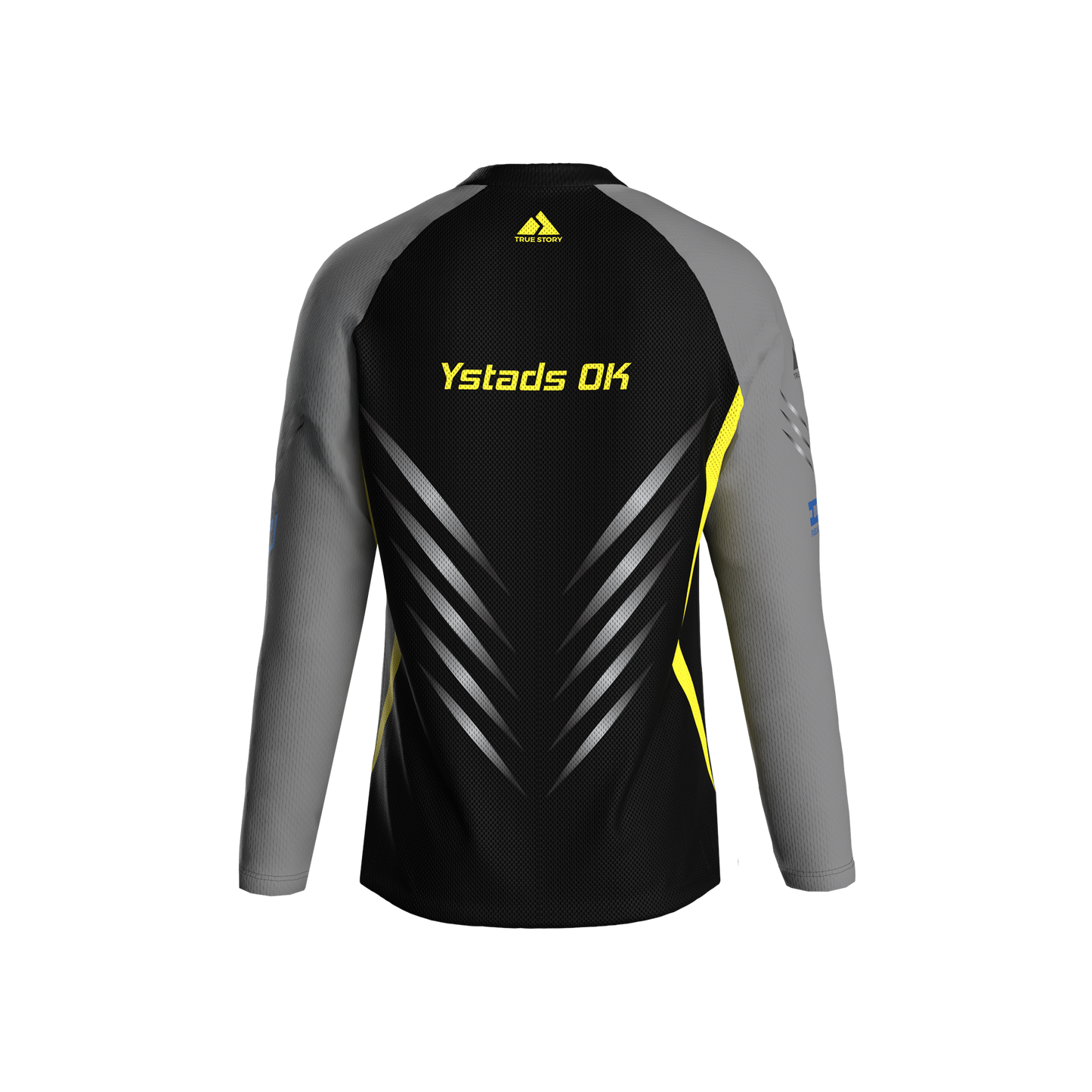 Ystads | TS702K/LS | Elite orienteering shirt KIDS (long sleeve) | BLACK