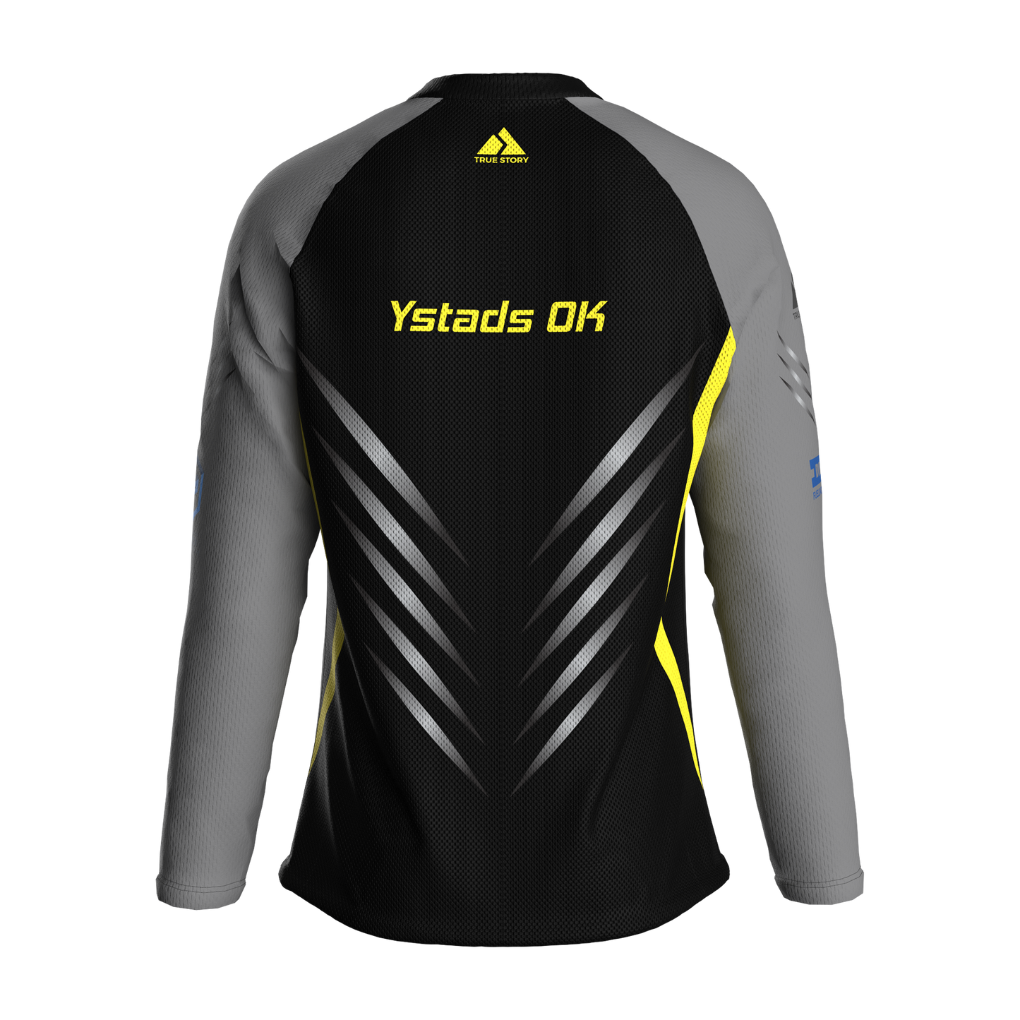 Ystads | TS702/LS | Elite orienteering shirt MEN (long sleeve) | BLACK