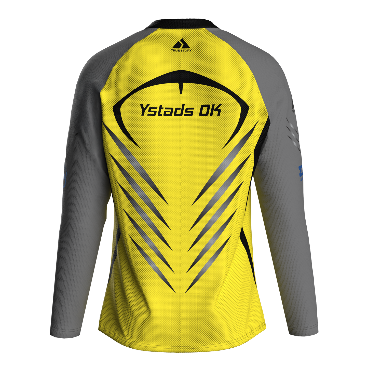 Ystads | TS702/LS | Elite orienteering shirt MEN (long sleeve) | YELLOW