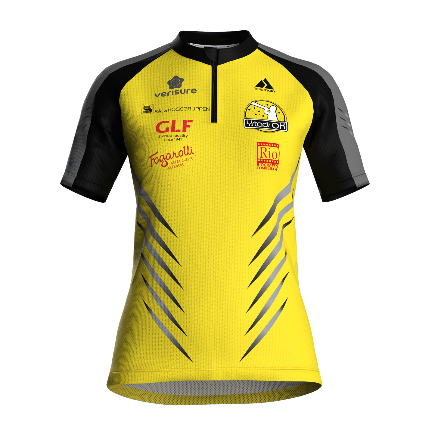 YSTADS | TS702W | Elite orienteering shirt WOMEN | YELLOW