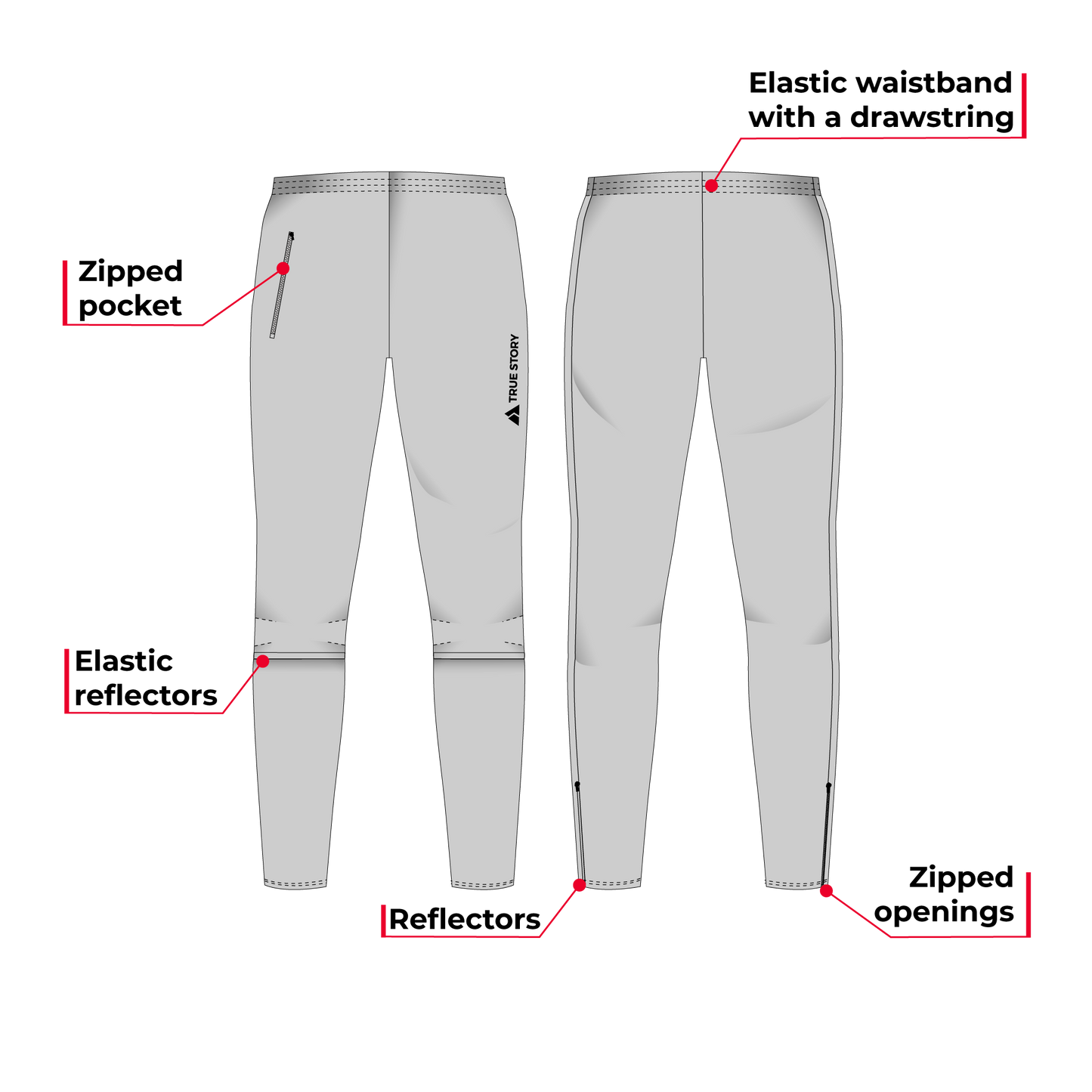 Shield warm up trousers