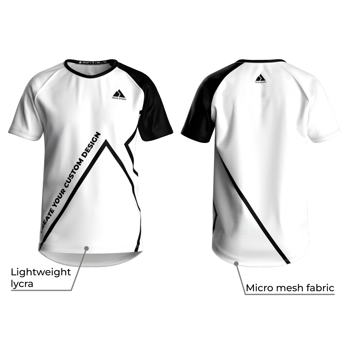 TRUE STORY Classic running shirt