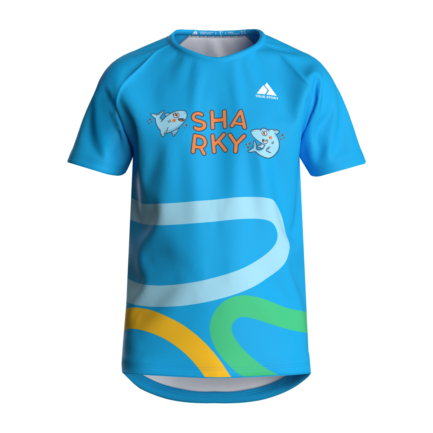 SHARKY | TS759 | Klasisks skriešanas krekls VĪRIEŠU