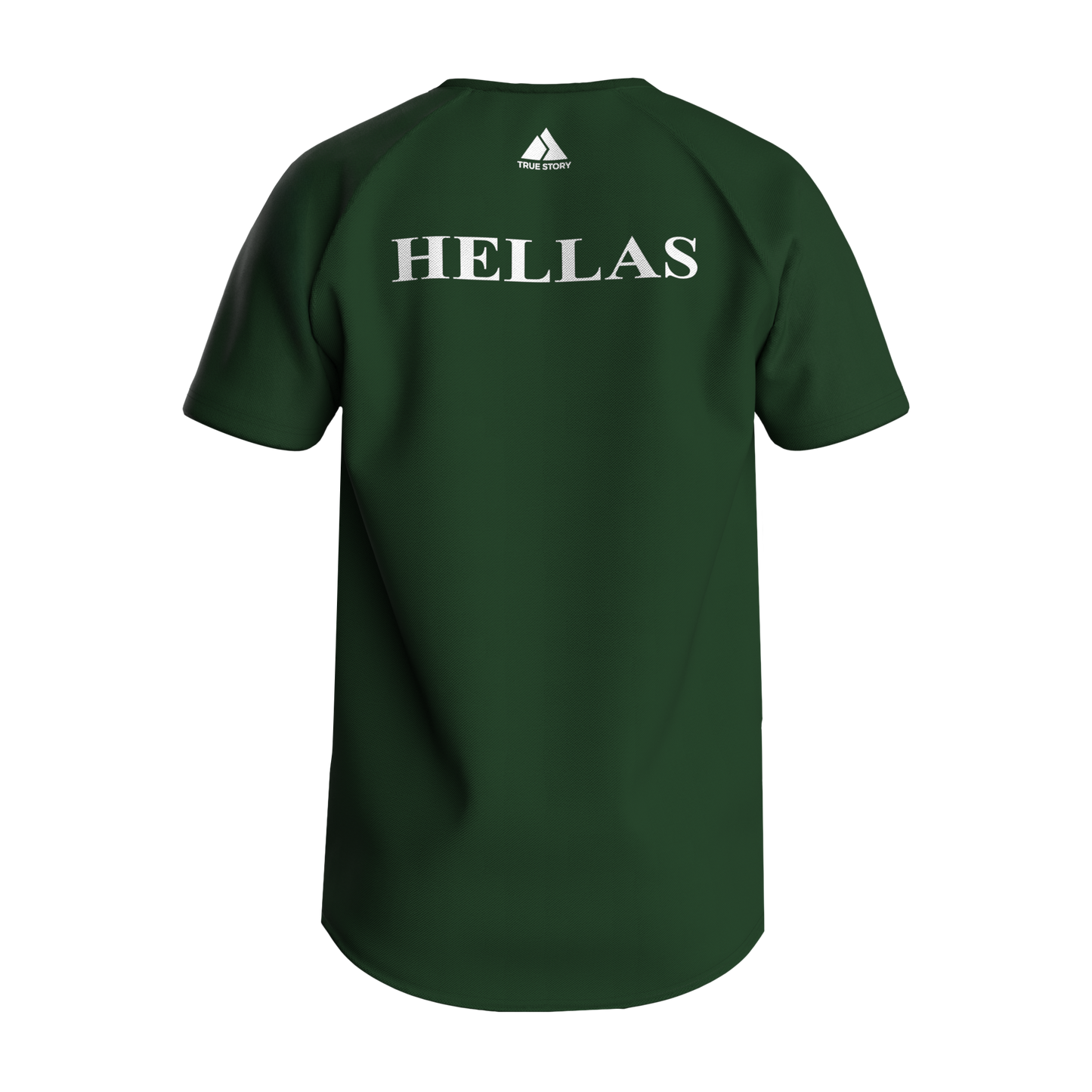 HELLAS | TS761 | Classic running shirt MEN | GREEN