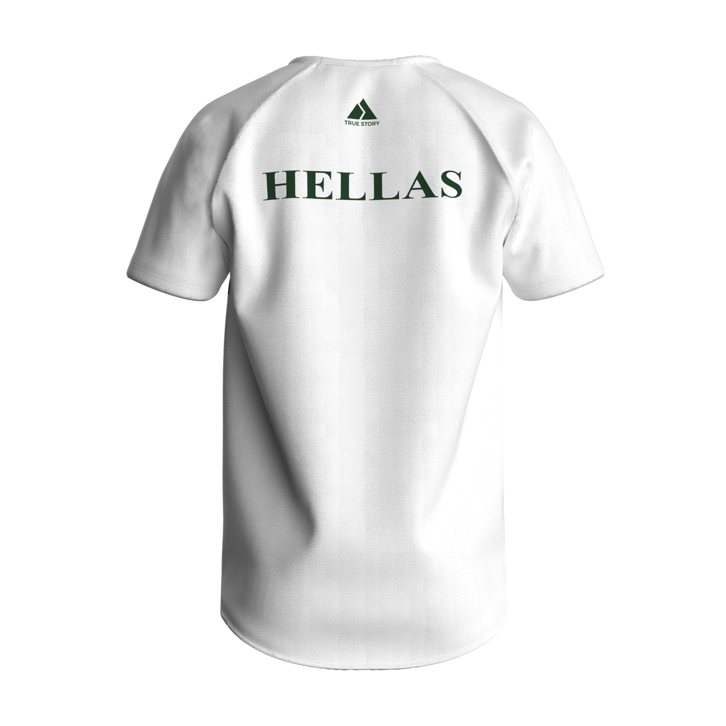 HELLAS | TS761 | Classic running shirt MEN | WHITE