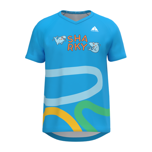 SHARKY | TS762W | Klasiskais skriešanas krekls V-neck SIEVIEŠU