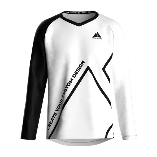 TRUE STORY Classic running shirt, V-neck long sleeve