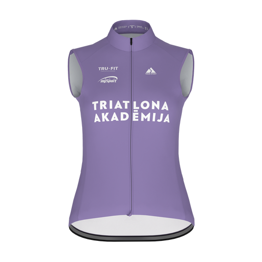 Triatlona akadēmija | TS904W | Vēju aizturoša veste SIEVIEŠU | ROZĀ