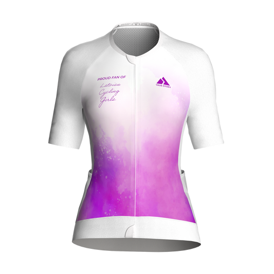 LCG | TS908W | Premium velo krekls ar īsām rokām SIEVIEŠU / FANU DIZAINS - BALTS