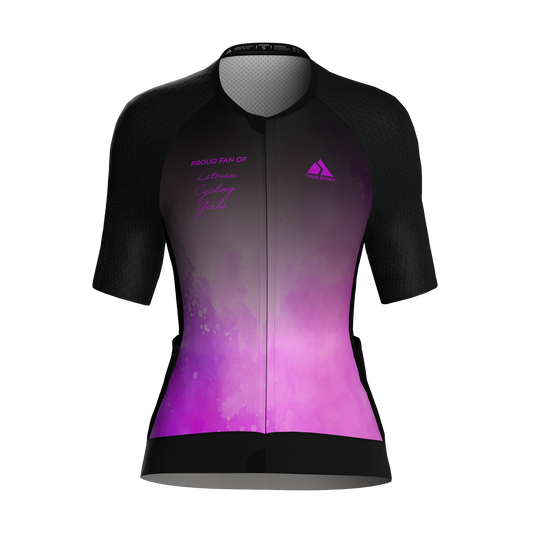 LCG | TS908W | Premium velo krekls ar īsām rokām SIEVIEŠU / FANU DIZAINS - MELNS