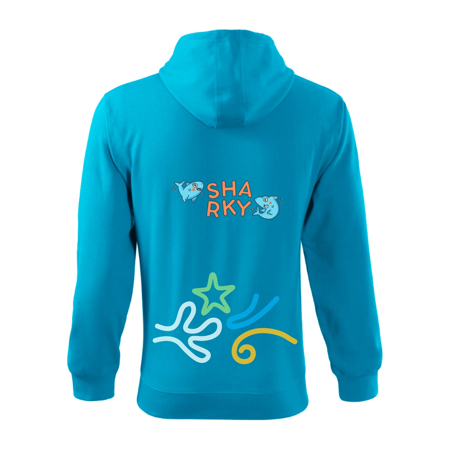 SHARKY | TS953 | Kokvilnas jaka ar kapuci VĪRIEŠU